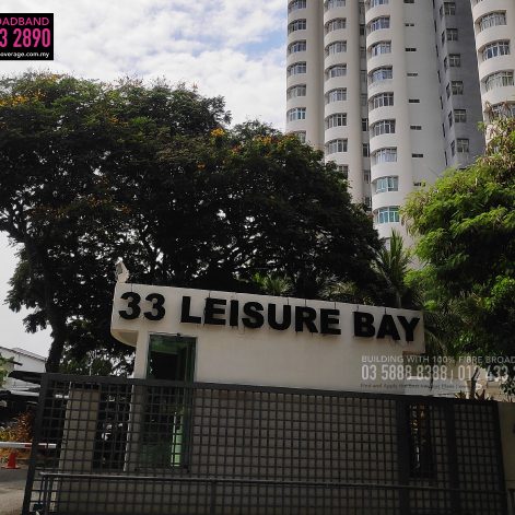 Leisure Bay Condominium, TIME, Maxis, Unifi