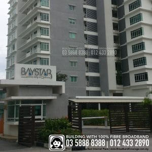 BayStar Condominium, TIME, Maxis, Unifi