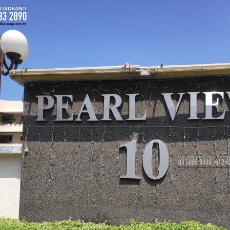 Pearl View Condominium, TIME, Maxis, Unifi