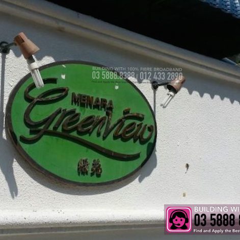 Menara Greenview Condominium, TIME, Maxis, Unifi