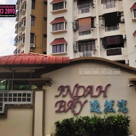 Indah Bay Condominium, TIME, Maxis, Unifi