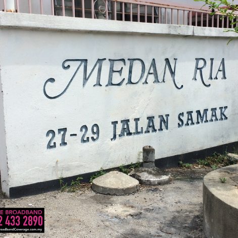 Medan Ria Apartment, TIME, Maxis, Unifi